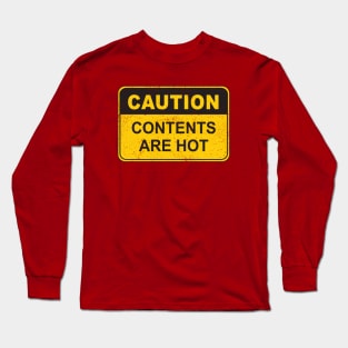 Funny Caution Sign Board Long Sleeve T-Shirt